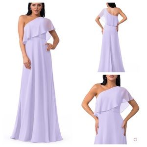 Azazie Lizzy Bridesmaids Dress - Lilac